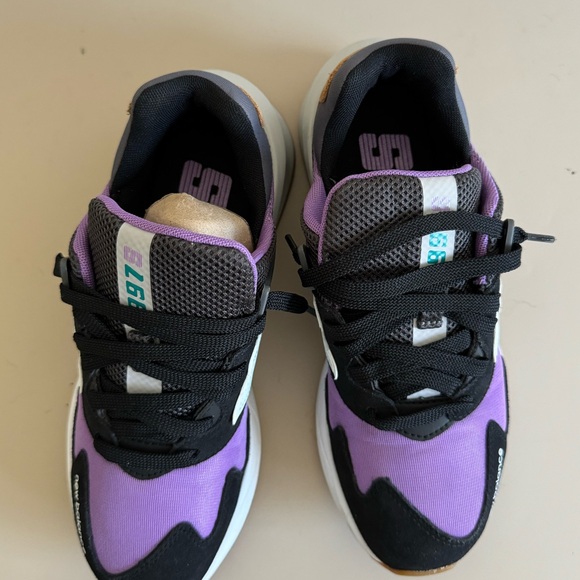 New balance 997 Sport ‘Black neo violet’ sneaker women’s Sz 7.5 - Picture 8 of 12